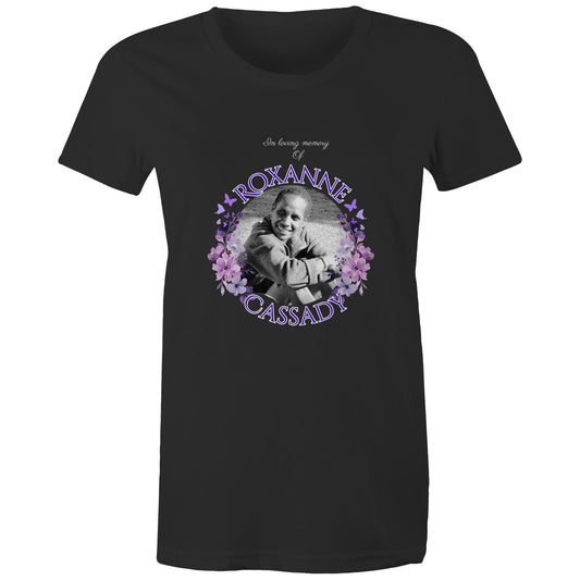 Aunty Roxanne Memorial T shirt - women’s